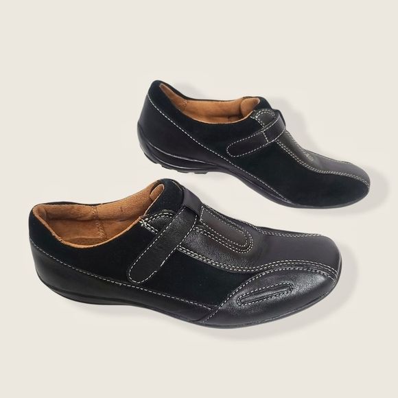 Natural Soul by Naturalizer | Frasier Suede Large Oxford Flats | 6 - Picture 3 of 11